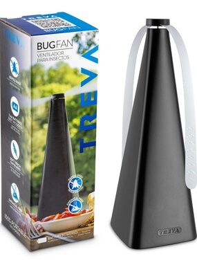 Treva Battery Powered Bug Fan Fly Deterrent with Holographic Blades